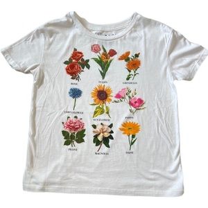 Flower T-Shirt Size Small